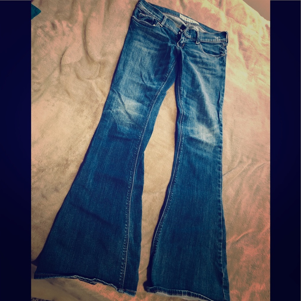 HOLLISTER size 1 flare bell bottoms